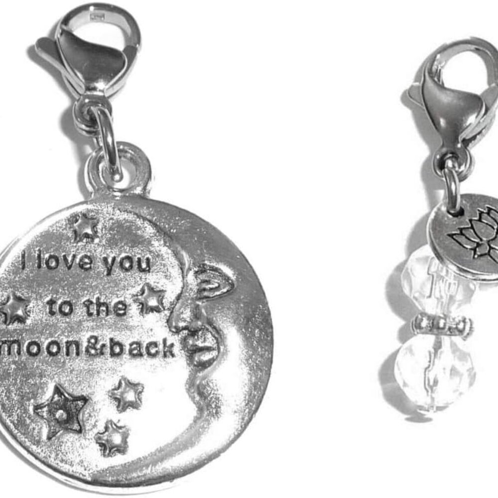 Clip On Charm, Build Your Own Bracelet, Bag, Purse, Handbag, Message, Inspiratio